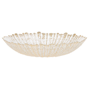 Rufolo Glass Large Serving Bowl by VIETRI