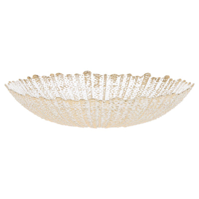 Rufolo Glass Large Serving Bowl by VIETRI