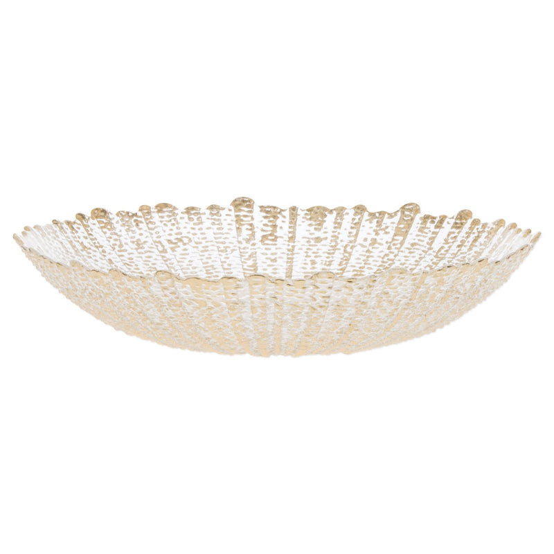 Rufolo Glass Large Serving Bowl by VIETRI