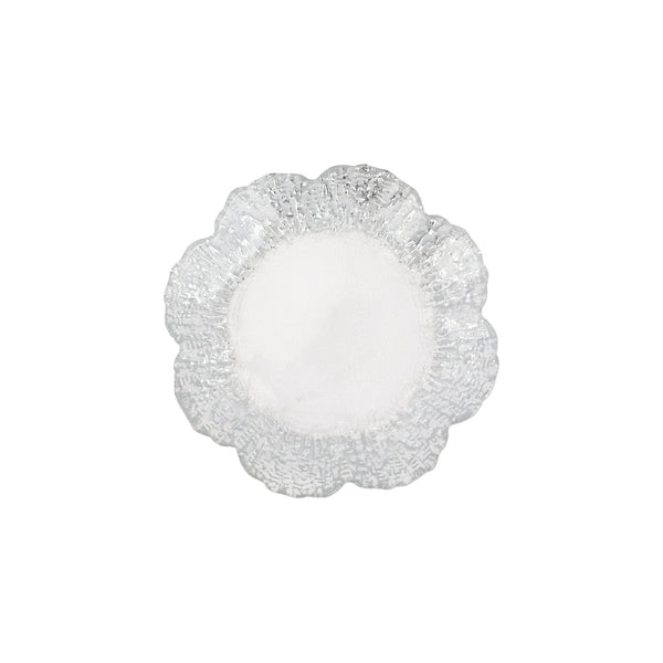 Rufolo Glass Platinum Canape Plate