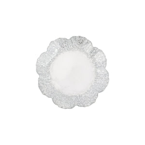 Rufolo Glass Platinum Canape Plate