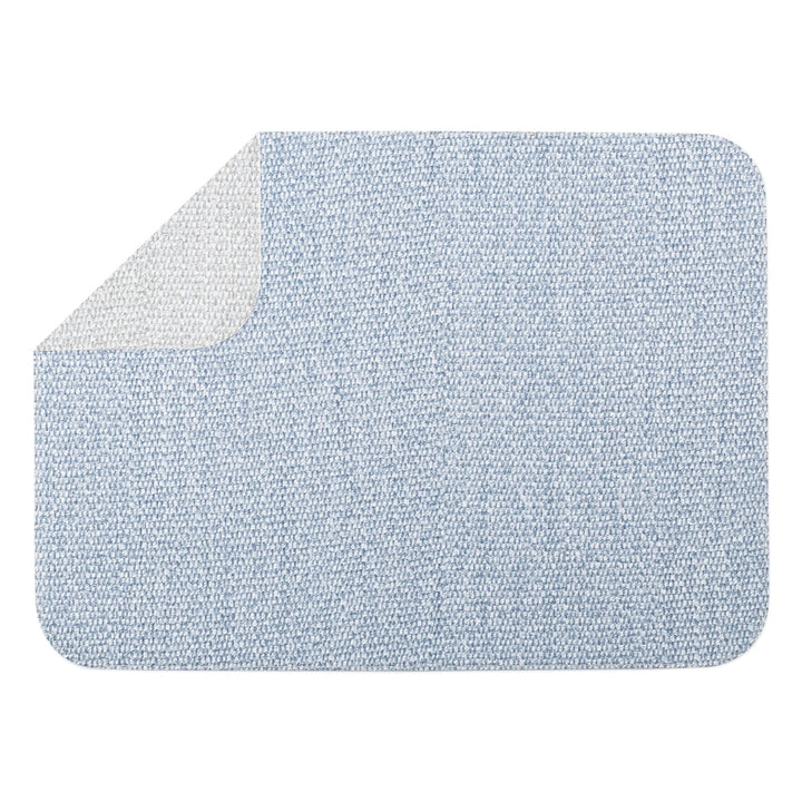 Reversible Placemats Blue/Gray Rectangular Placemat by VIETRI