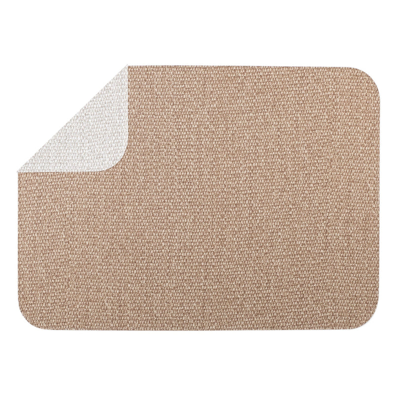 Reversible Placemats Light Gray/Brown Rectangular Placemat