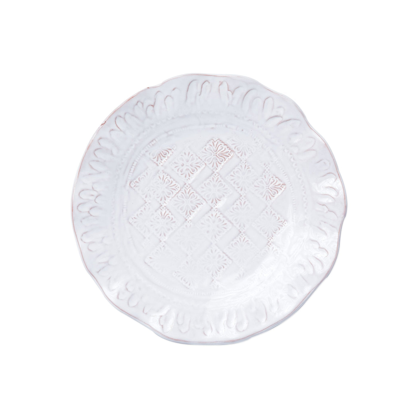 Bellezza Stone White Salad Plate by VIETRI