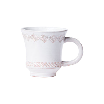 Bellezza Stone White Mug by VIETRI