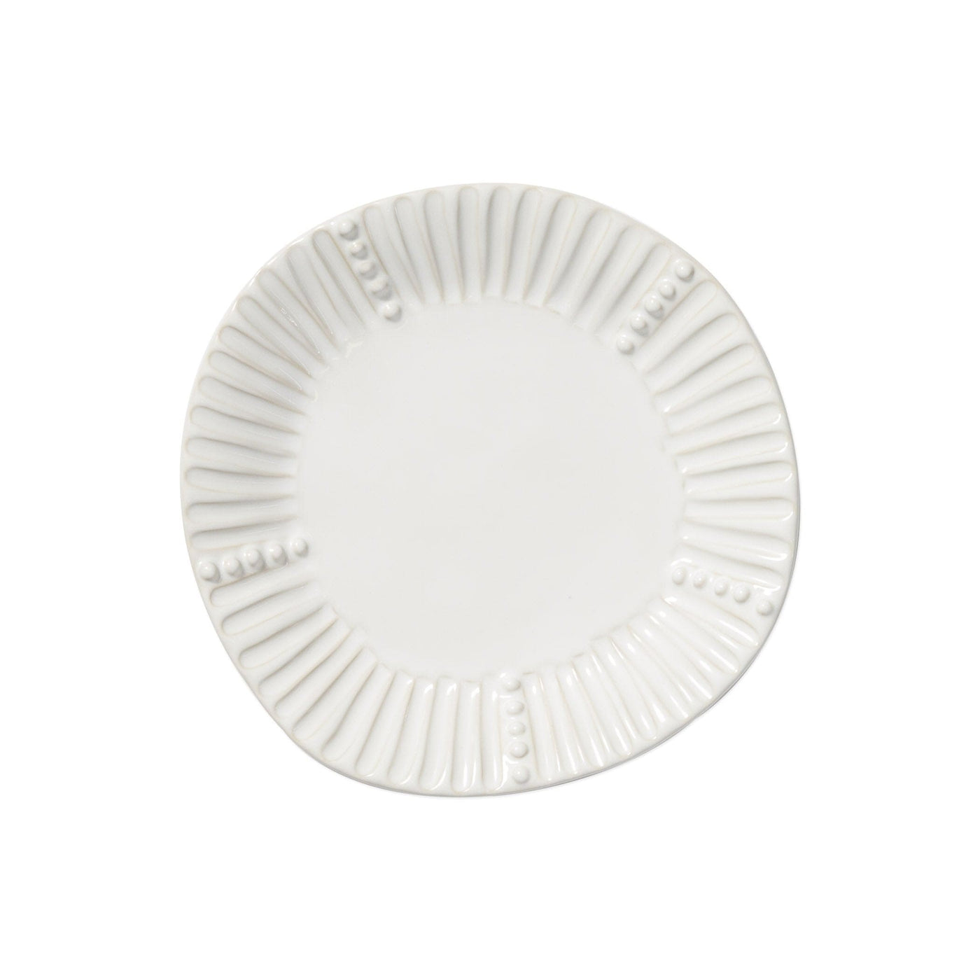 Incanto Stone Stripe Salad Plate by VIETRI