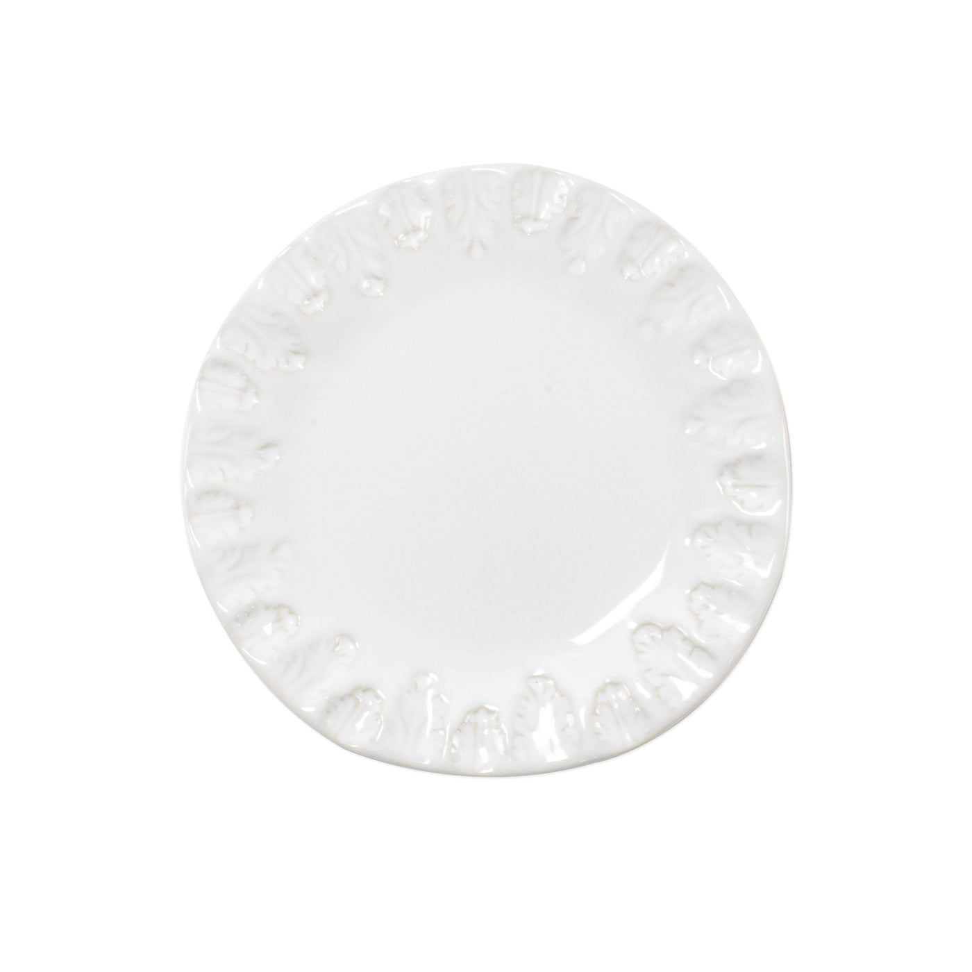 Incanto Stone White Assorted Canape Plates - Set of 4 by VIETRI