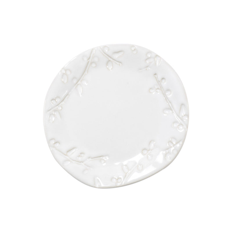 Incanto Stone White Assorted Canape Plates - Set of 4 by VIETRI