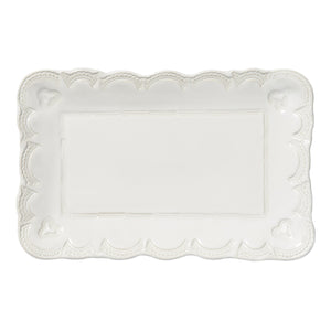 Incanto Stone Lace Small Rectangular Platter by VIETRI