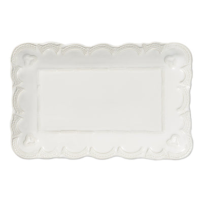 Incanto Stone Lace Small Rectangular Platter by VIETRI