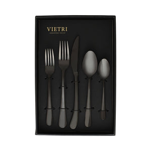 Settimocielo Nero Five-Piece Place Setting – Set of 4