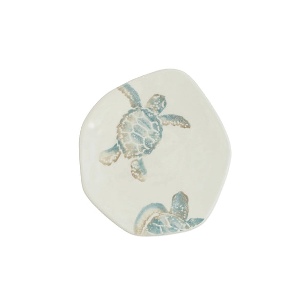 Tartaruga Turtle with Head Salad Plate by VIETRI