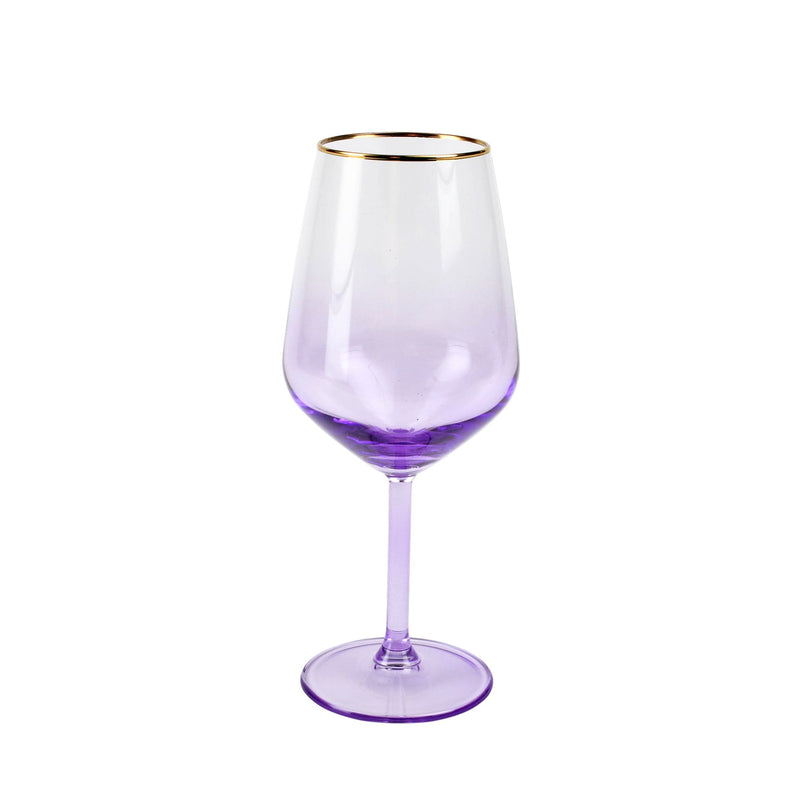 Rainbow Wine Glass