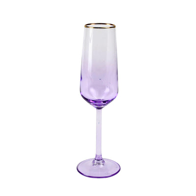 Rainbow Champagne Flute