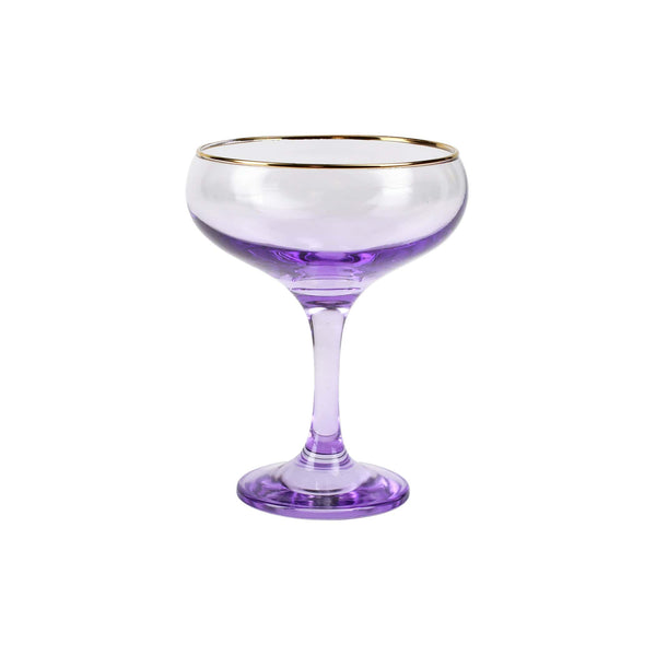 Rainbow Coupe Champagne Glass