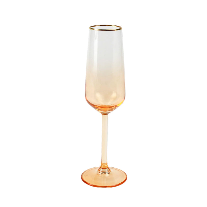 Rainbow Champagne Flute