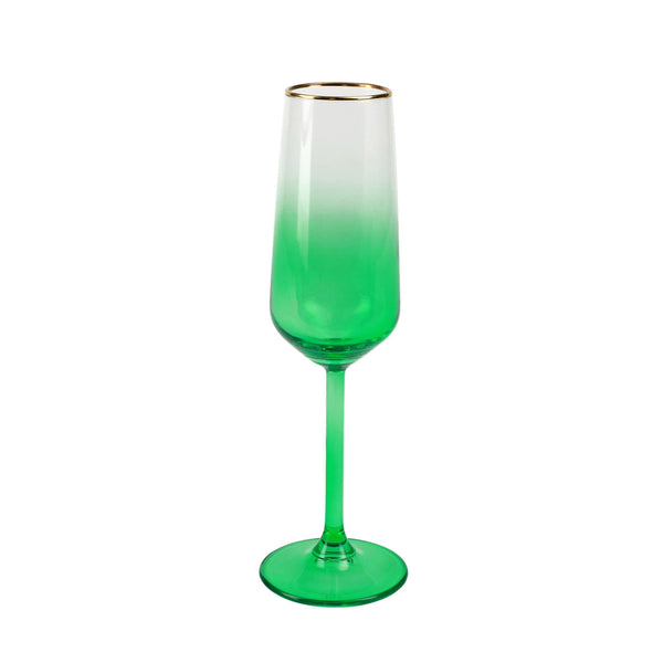 Rainbow Champagne Flute