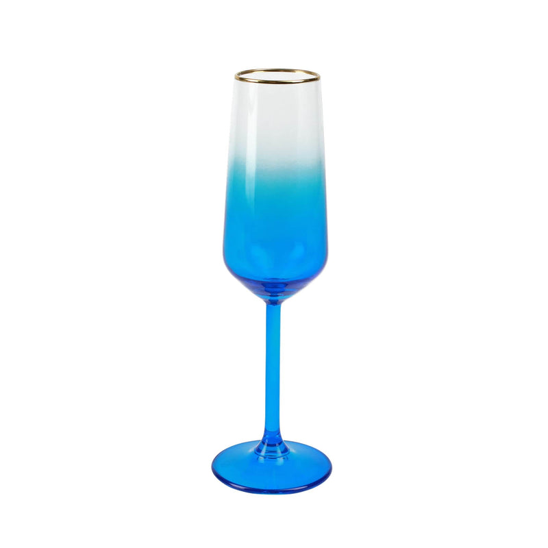 Rainbow Champagne Flute