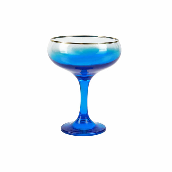 Rainbow Coupe Champagne Glass