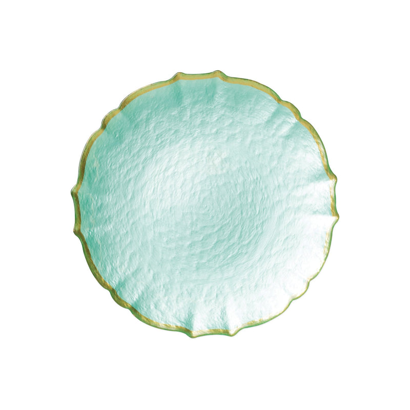 Baroque Glass Salad Plate by VIETRI