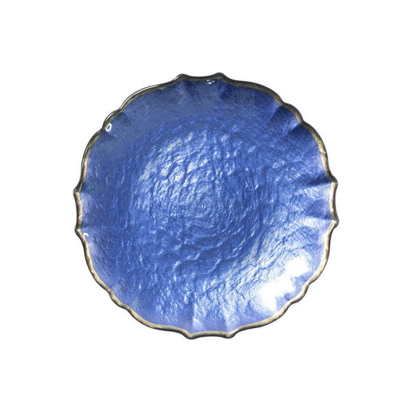 Baroque Glass Salad Plate by VIETRI