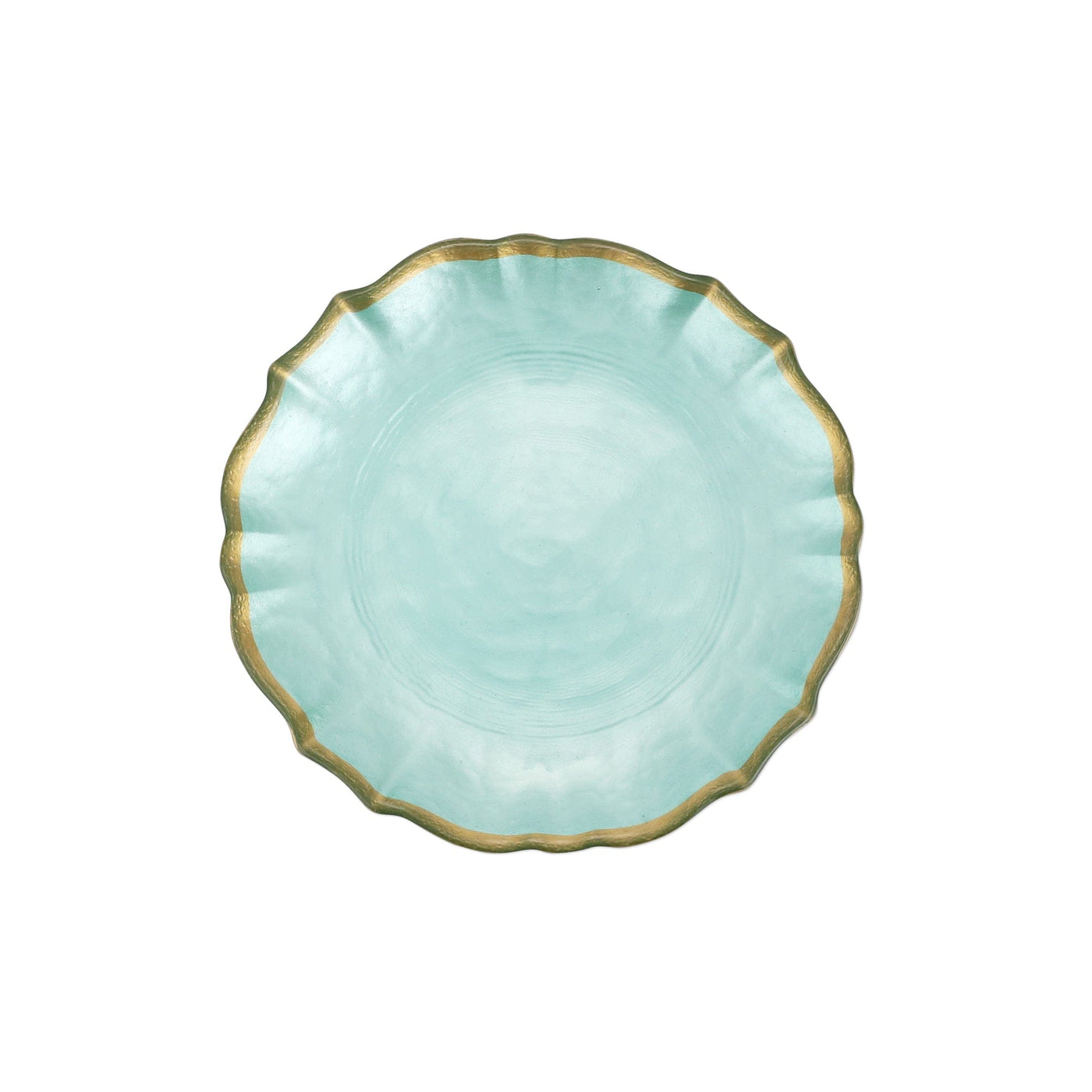 Baroque Glass Cocktail Plate