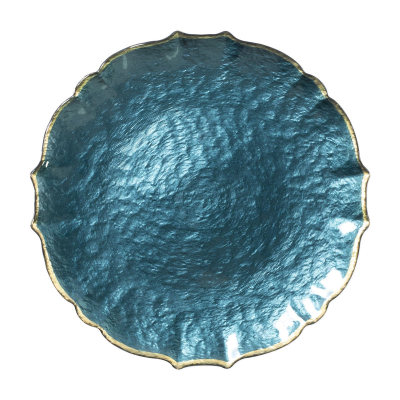 Baroque Glass Service Plate/Charger by VIETRI