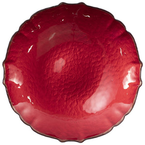 Baroque Glass Large Bowl