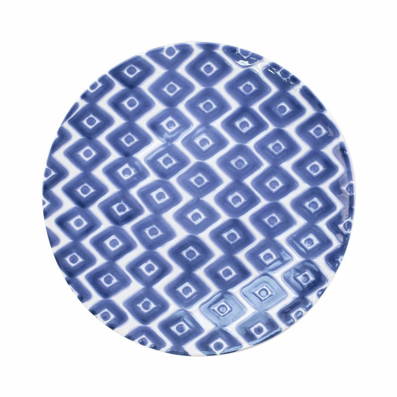 Santorini Diamond Dinner Plate by VIETRI