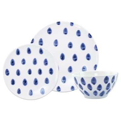 Santorini Dot 3-Piece Place Setting by VIETRI