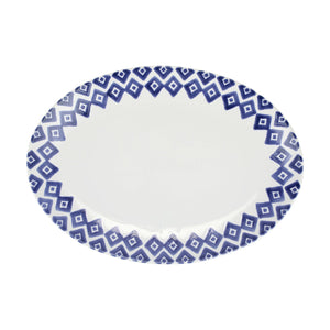 Santorini Diamond Oval Platter