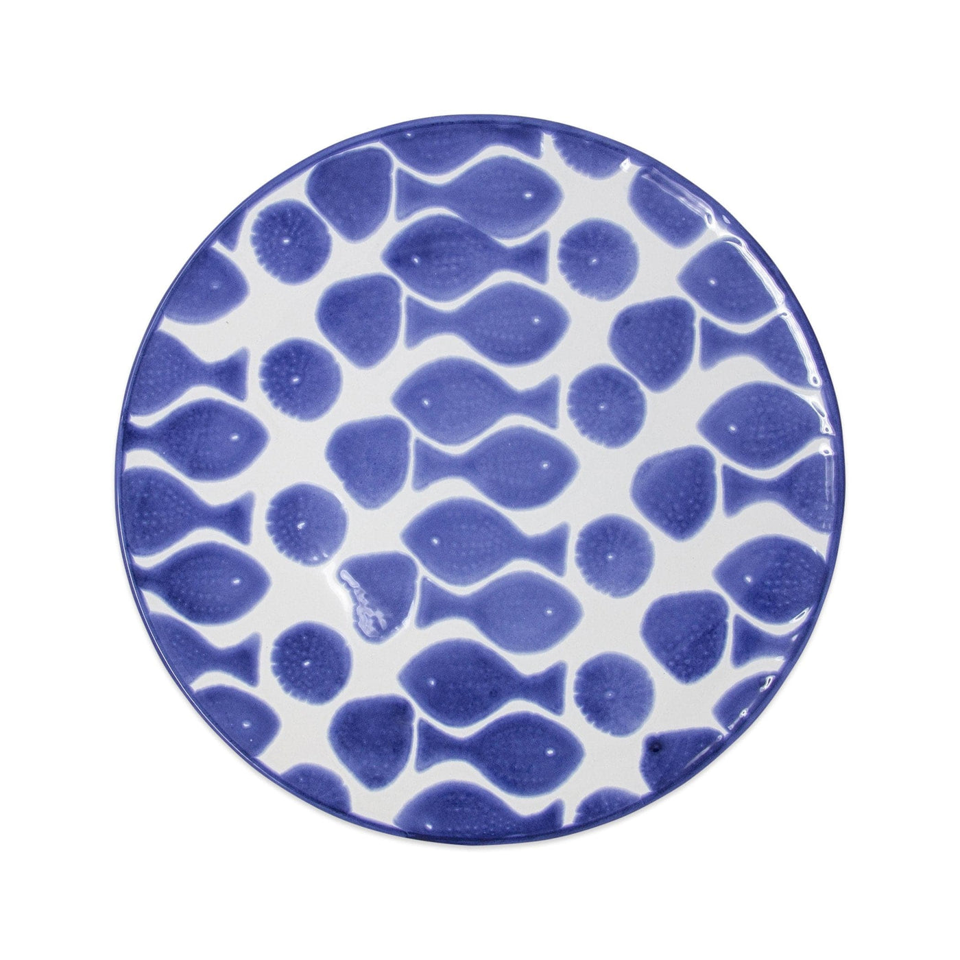 Santorini Fish Dinner Plate by VIETRI