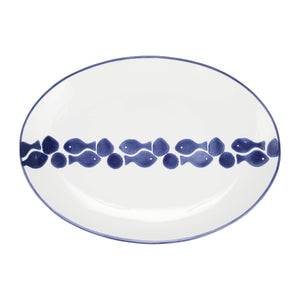 Santorini Fish Large Oval Platter