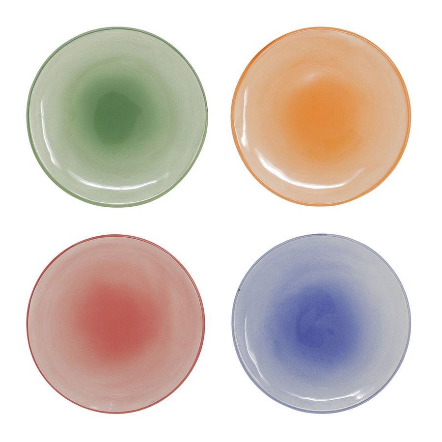 Assorted Color Cocktail Plates (Set of 4) by VIETRI