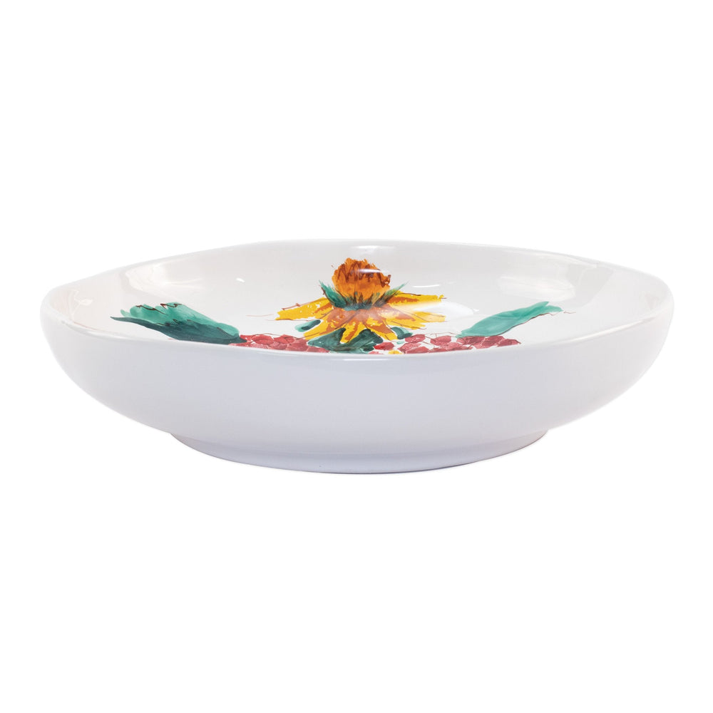 Wall Plates Floral Bouquet Shallow Serving Bowl by VIETRI