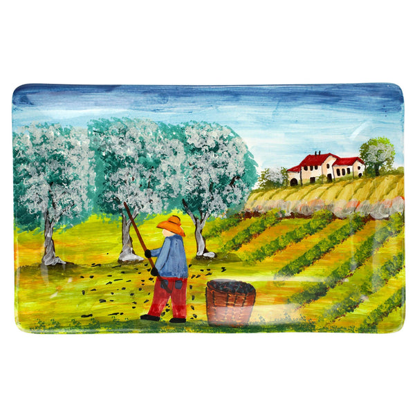 Wall Plates Olive Grove Rectangular Platter