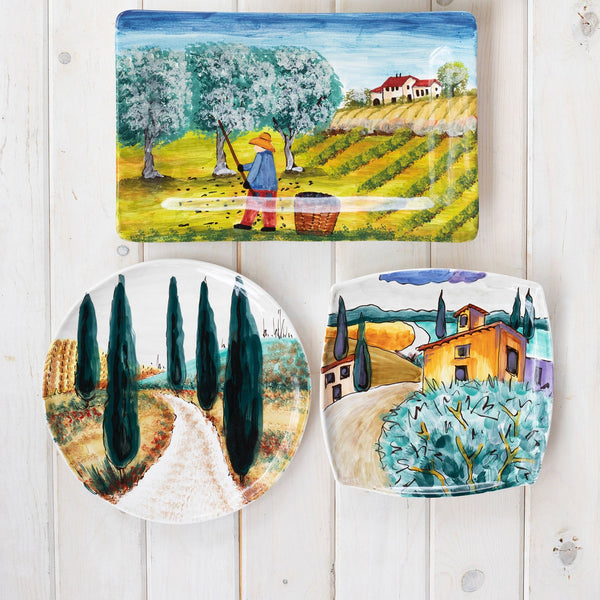 Wall Plates Village Square Platter