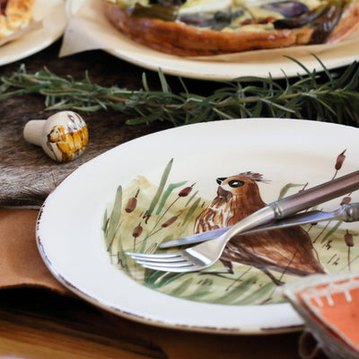 Wildlife Quail Dinner Plate