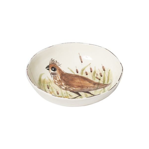 Wildlife Quail Pasta Bowl by VIETRI