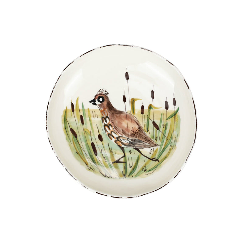 Wildlife Quail Shallow Bowl