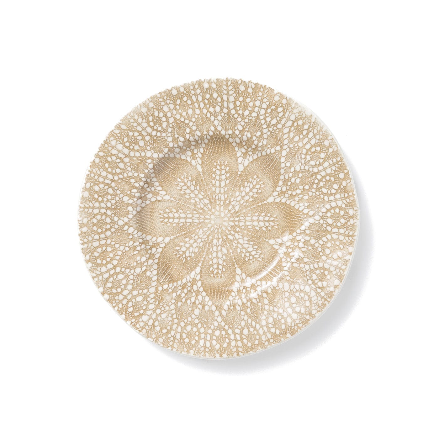 Lace Natural Salad Plate